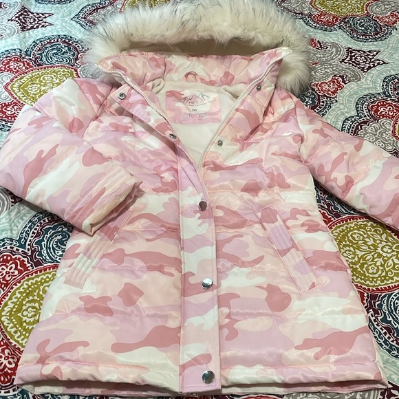 HFX GIRL PINK CAMO COAT SIZE M - Picture 2 of 7